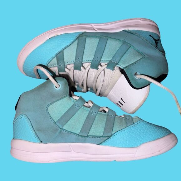 Toddler Jordan Max Aura GS 'Light Aqua' Sneakers Size 10 C - Picture 6 of 9